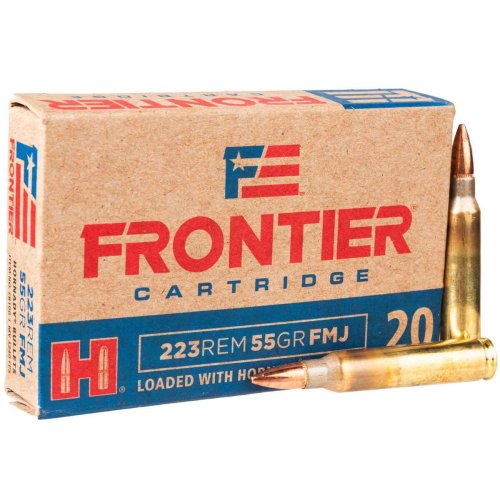 Hornady Frontier 223 Remington 55gr FMJ Rifle Ammo - 20 Rounds